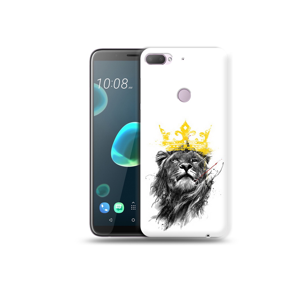 

Чехол MyPads Tocco для HTC Desire 12 Plus король-лев, Прозрачный, Tocco