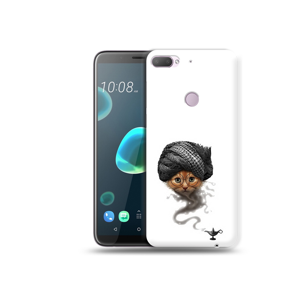 

Чехол MyPads Tocco для HTC Desire 12 Plus кот джин, Прозрачный, Tocco