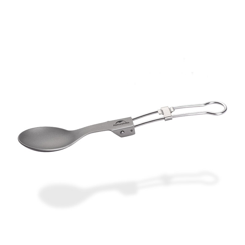 Ложка Naturehike Titanium Alloy Outdoor Travel Folding Tableware Spoon (б/р) 2025