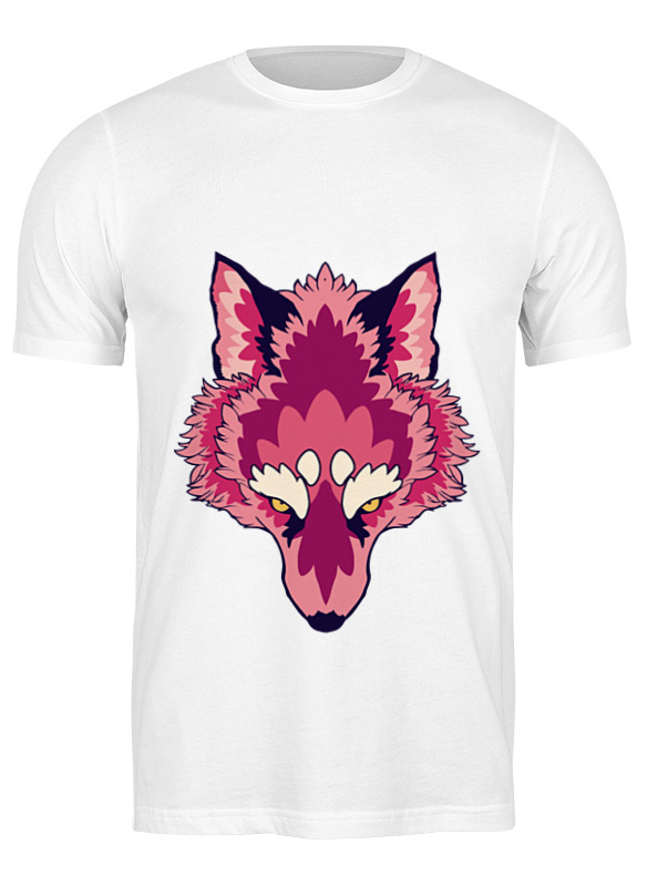 

Футболка мужская Printio Волк ( wolf ) белая S, Белый, Волк ( wolf )