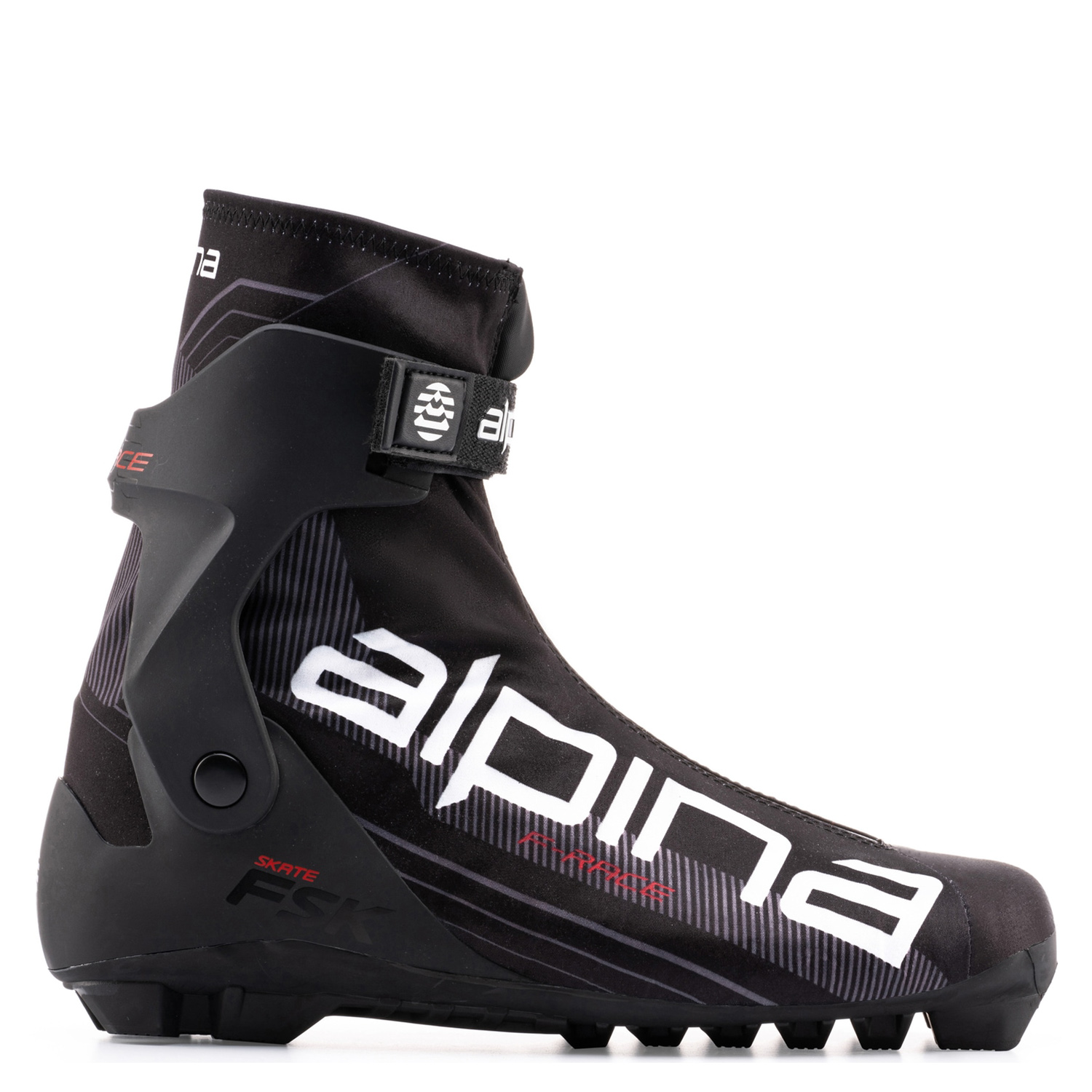 

Лыжные ботинки Alpina. FSK Black/White/Red (EUR:42) 2023-24, Черный, Fsk