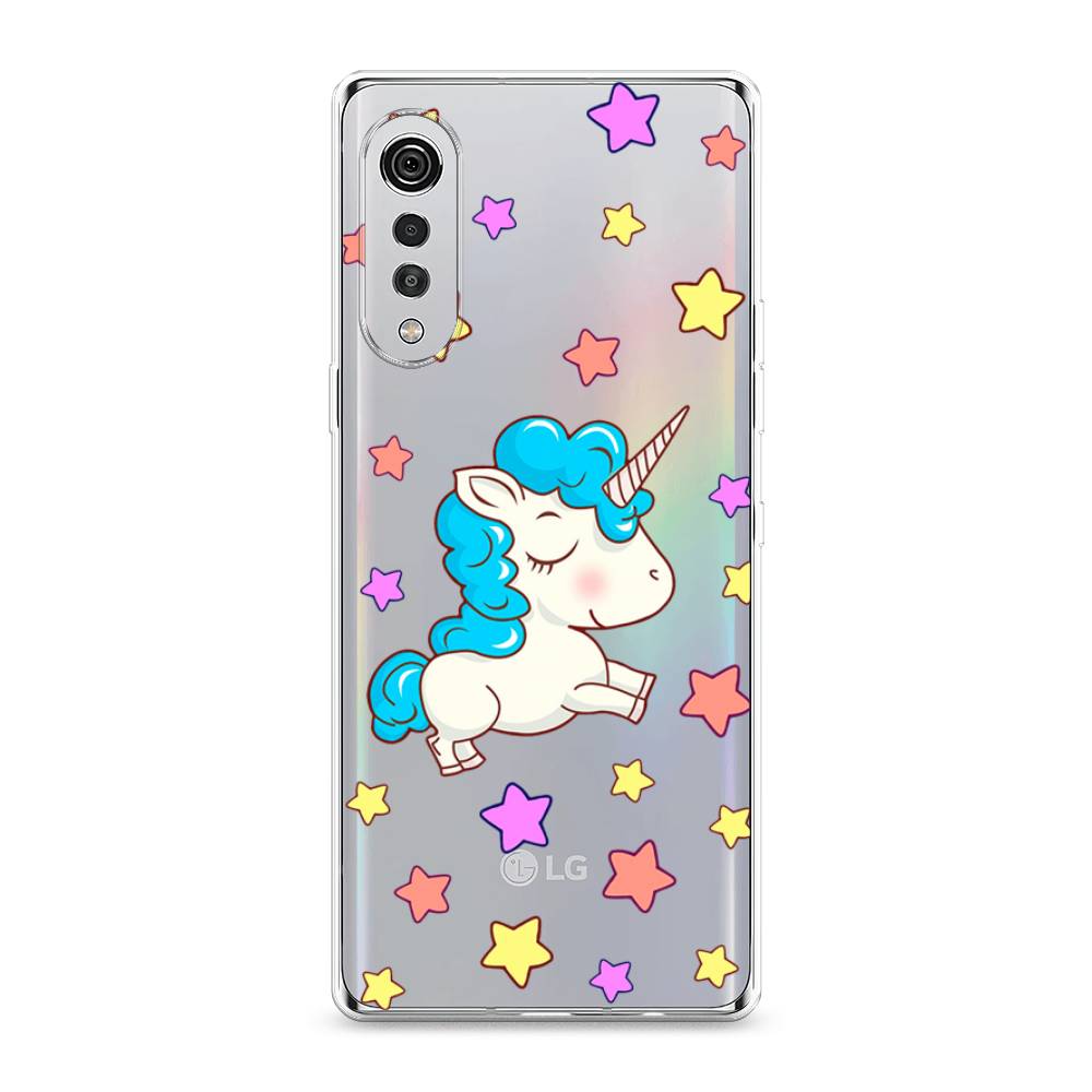 

Чехол Awog на LG Velvet 4G/5G "Звездный единорог", 84450-2