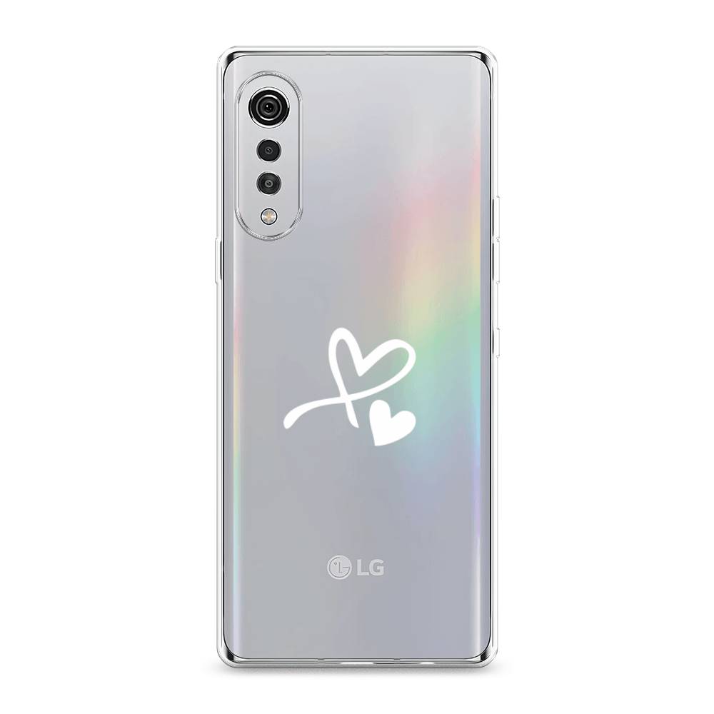 

Чехол Awog на LG Velvet 4G/5G "Сердечко минимализм", 84450-6