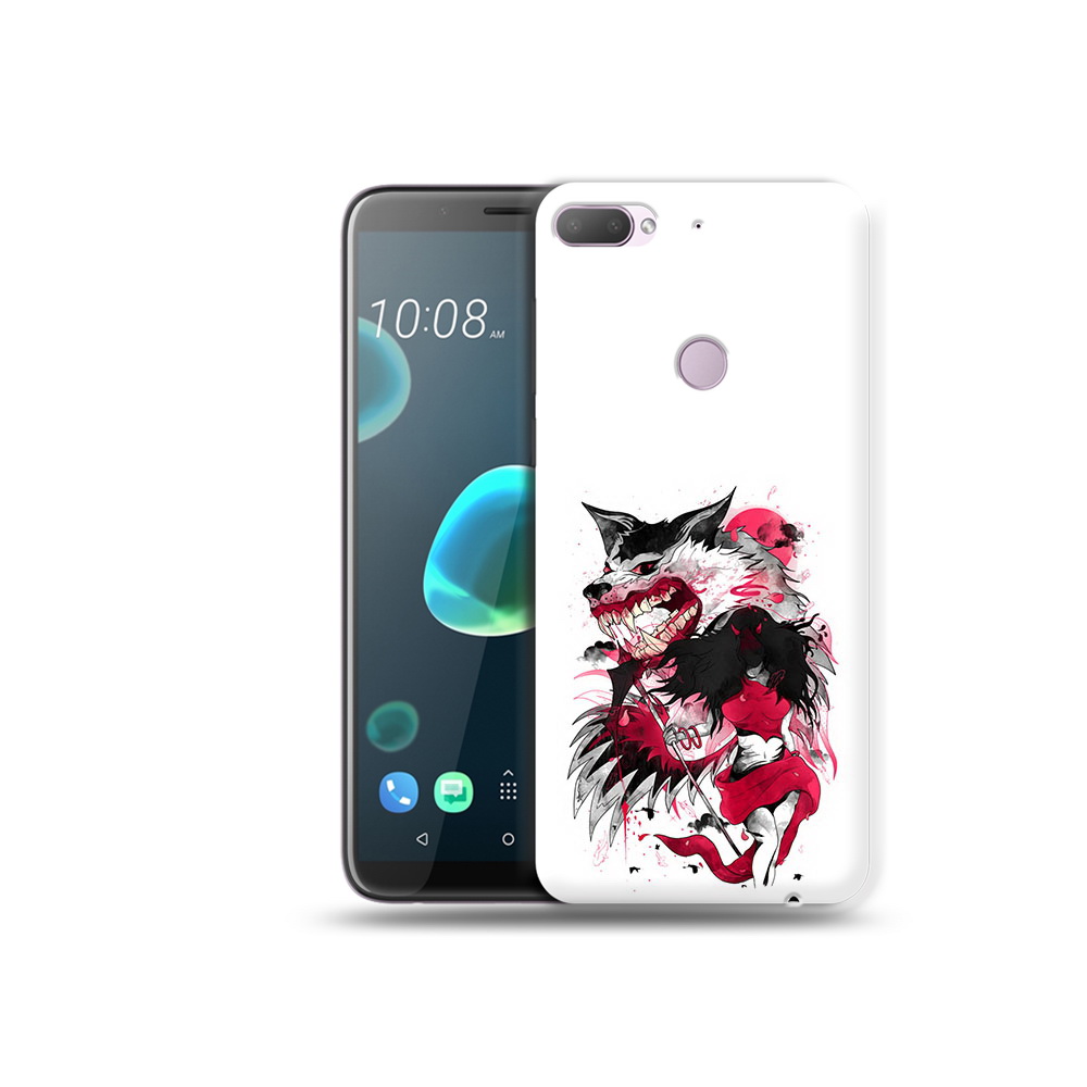 

Чехол MyPads Tocco для HTC Desire 12 Plus красная шапочка, Прозрачный, Tocco