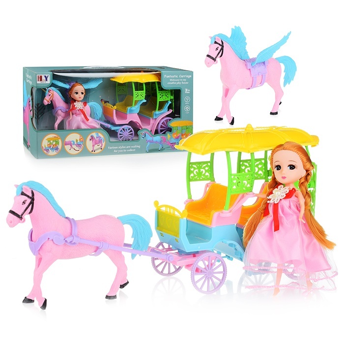 Oubaoloon с лошадью и куклой, в коробке