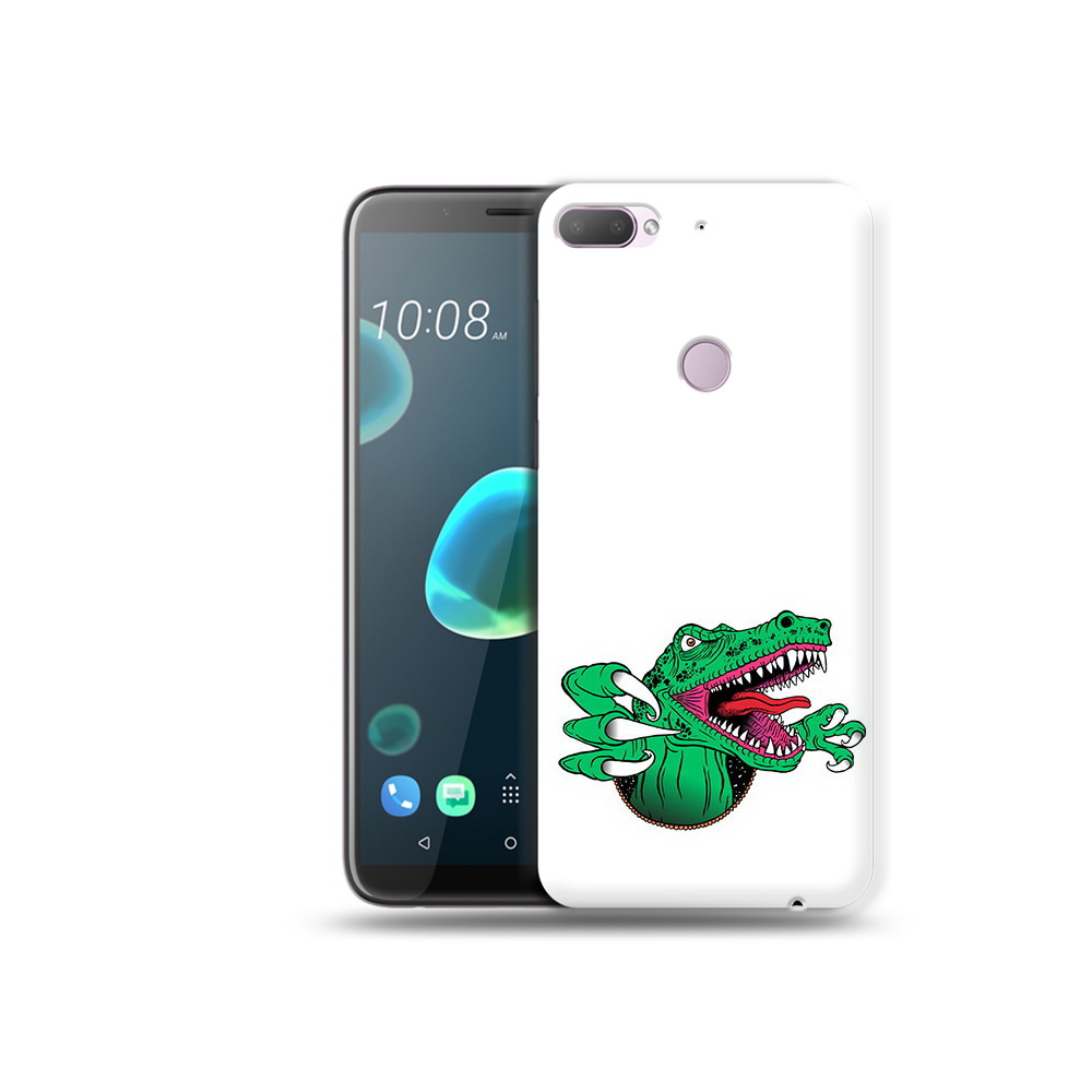 

Чехол MyPads Tocco для HTC Desire 12 Plus крокодил, Прозрачный, Tocco