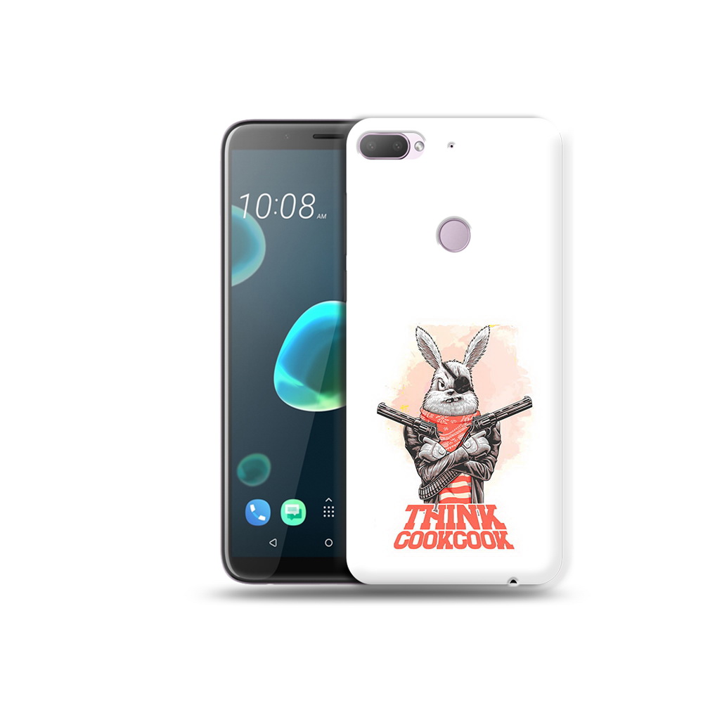 

Чехол MyPads Tocco для HTC Desire 12 Plus кролик пират, Прозрачный, Tocco