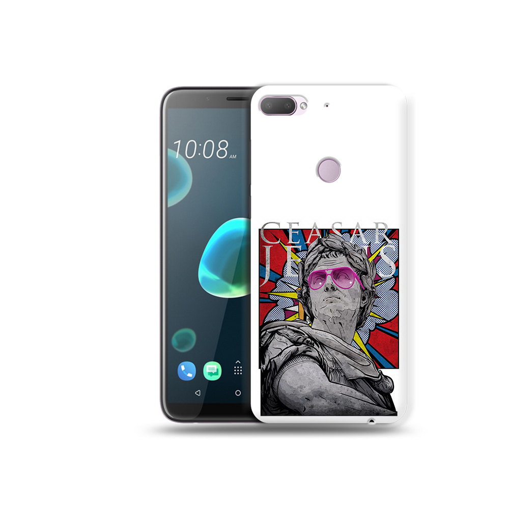 

Чехол MyPads Tocco для HTC Desire 12 Plus крутая статуя свободы, Прозрачный, Tocco