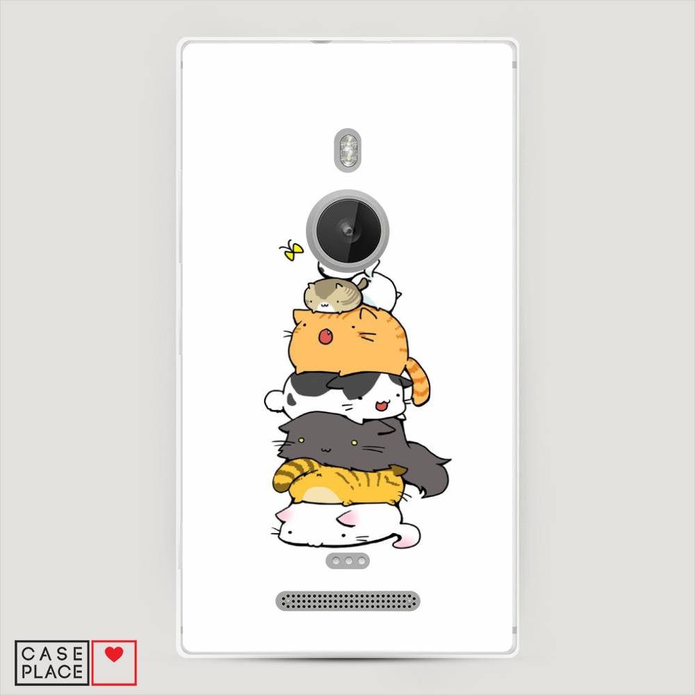 

Чехол Awog "Бутерброд из котиков" для Lumia 925