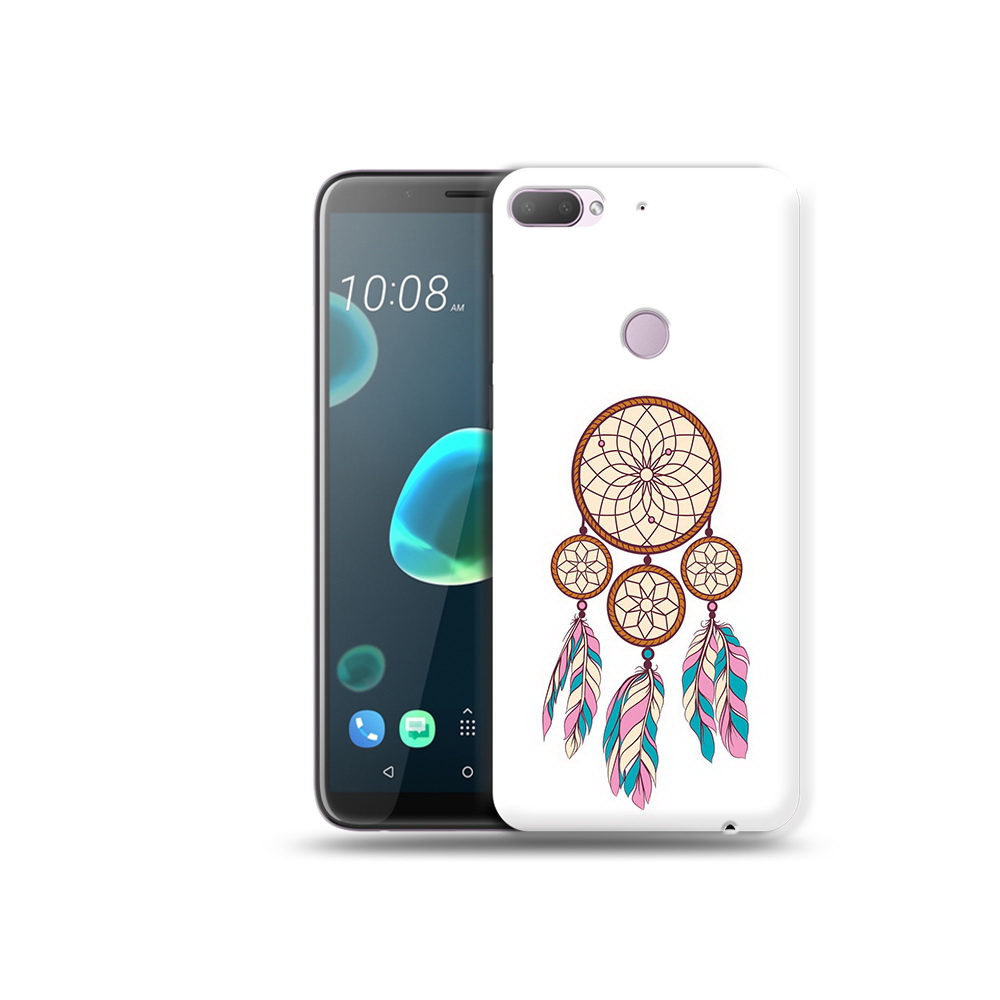 

Чехол MyPads Tocco для HTC Desire 12 Plus ловец снов бежевый, Прозрачный, Tocco