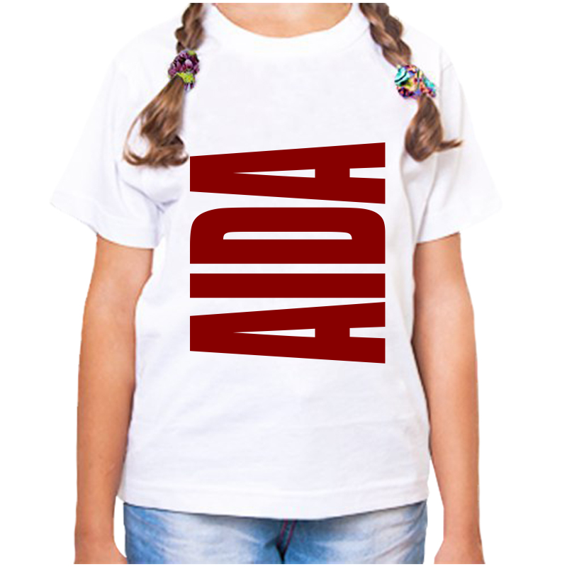 

Футболка девочке белая 32 р-р аида, Белый, fdd_aida