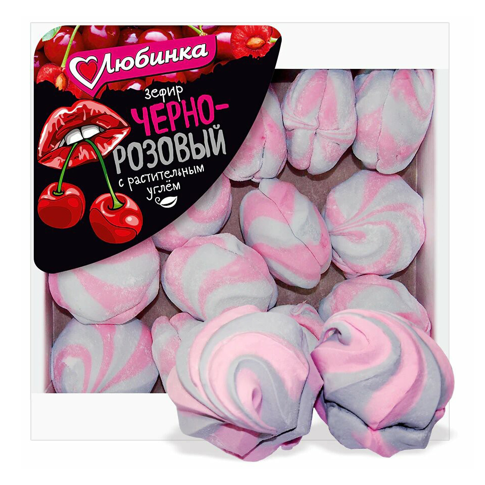 

Зефир Любинка черно-розовый 500 г
