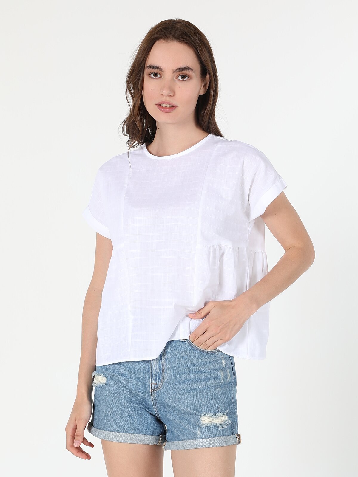 

Блуза женская Colin's CL1058773_Q1.V1_WHT белая XS, Белый, CL1058773_Q1.V1_WHT