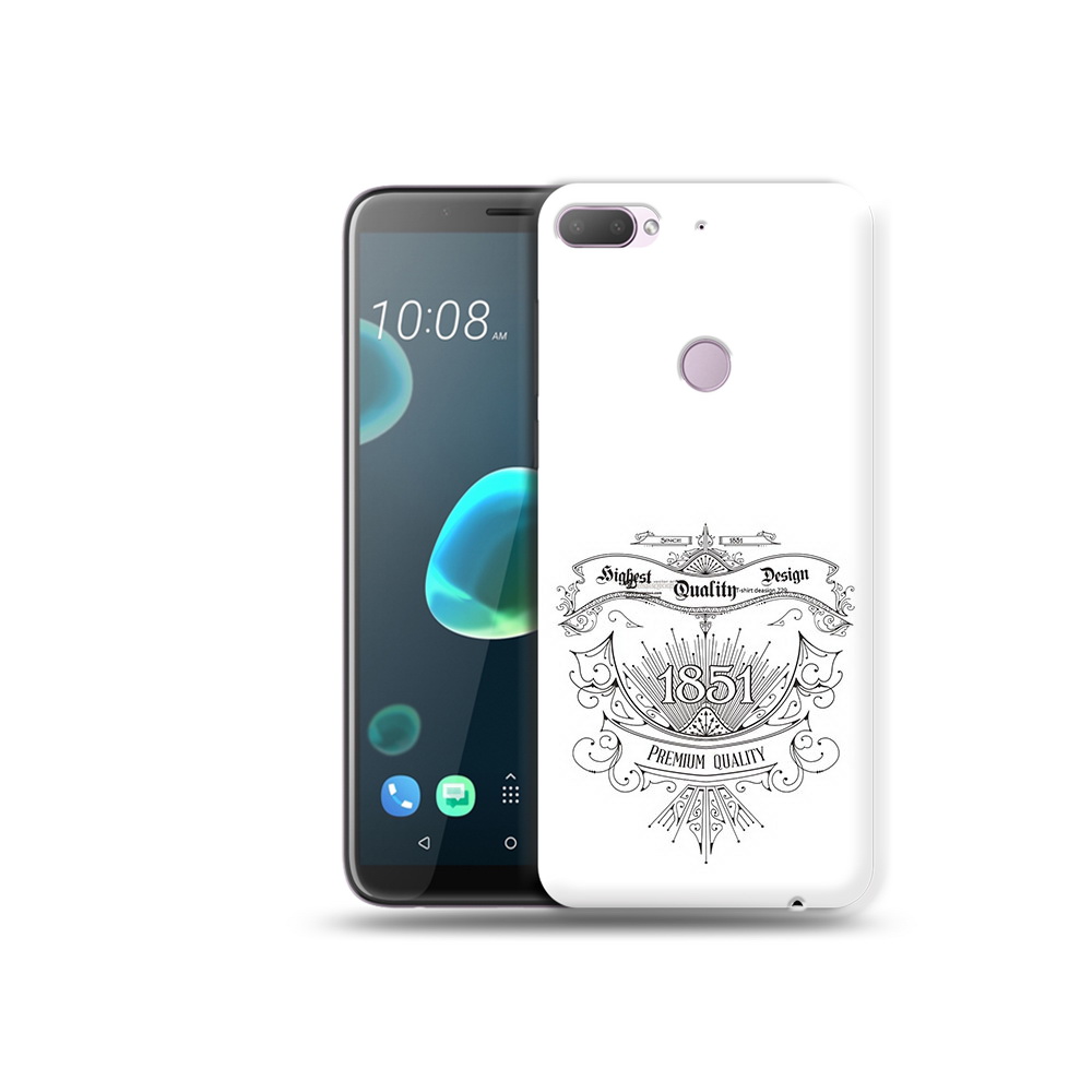 

Чехол MyPads Tocco для HTC Desire 12 Plus логотип 1851 год, Прозрачный, Tocco