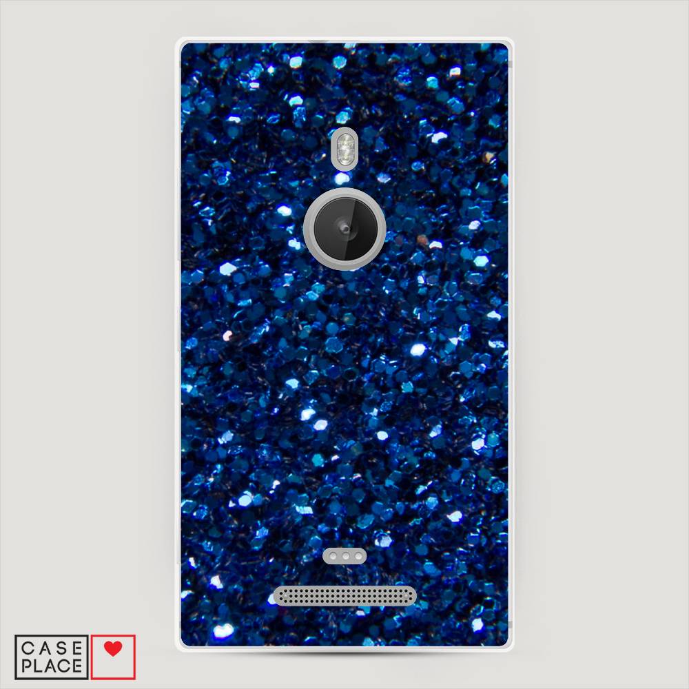 

Чехол Awog "Синие блестки рисунок" для Lumia 925