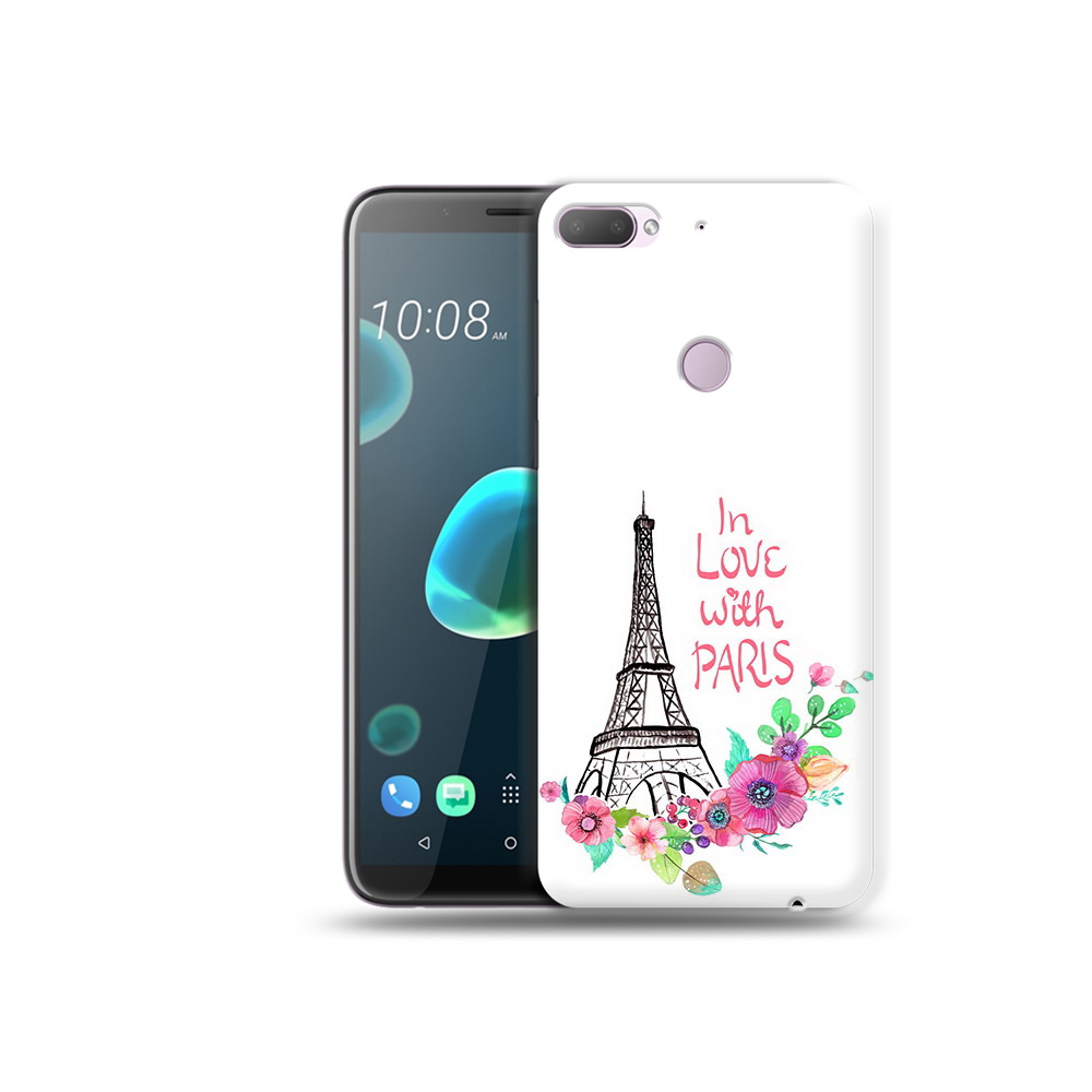 

Чехол MyPads Tocco для HTC Desire 12 Plus любимый париж, Прозрачный, Tocco
