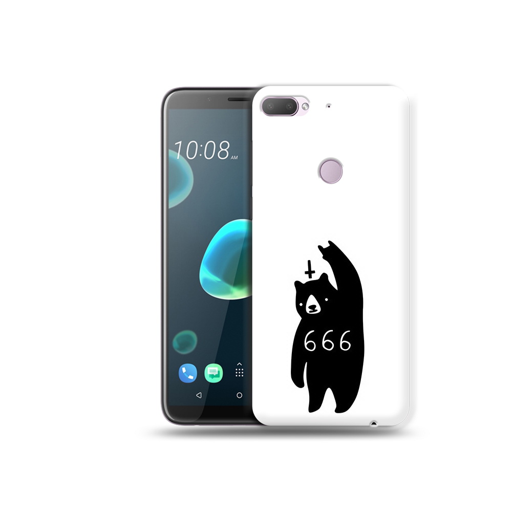 

Чехол MyPads Tocco для HTC Desire 12 Plus медведь 666, Прозрачный, Tocco