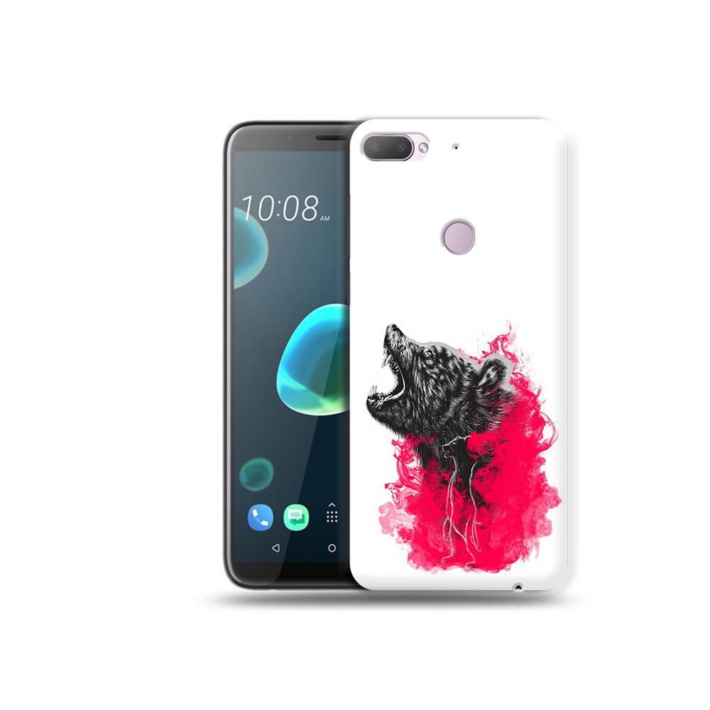 

Чехол MyPads Tocco для HTC Desire 12 Plus медведь в дымке, Прозрачный, Tocco