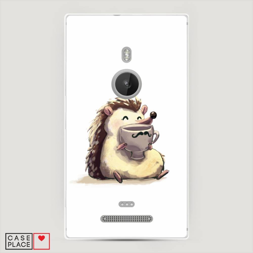 

Чехол Awog "Еж кофеман" для Lumia 925