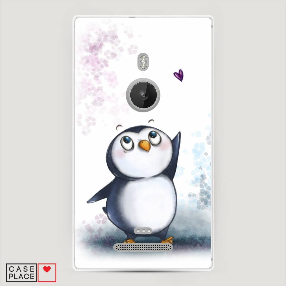 

Чехол Awog "Пингвин и сердечко" для Lumia 925