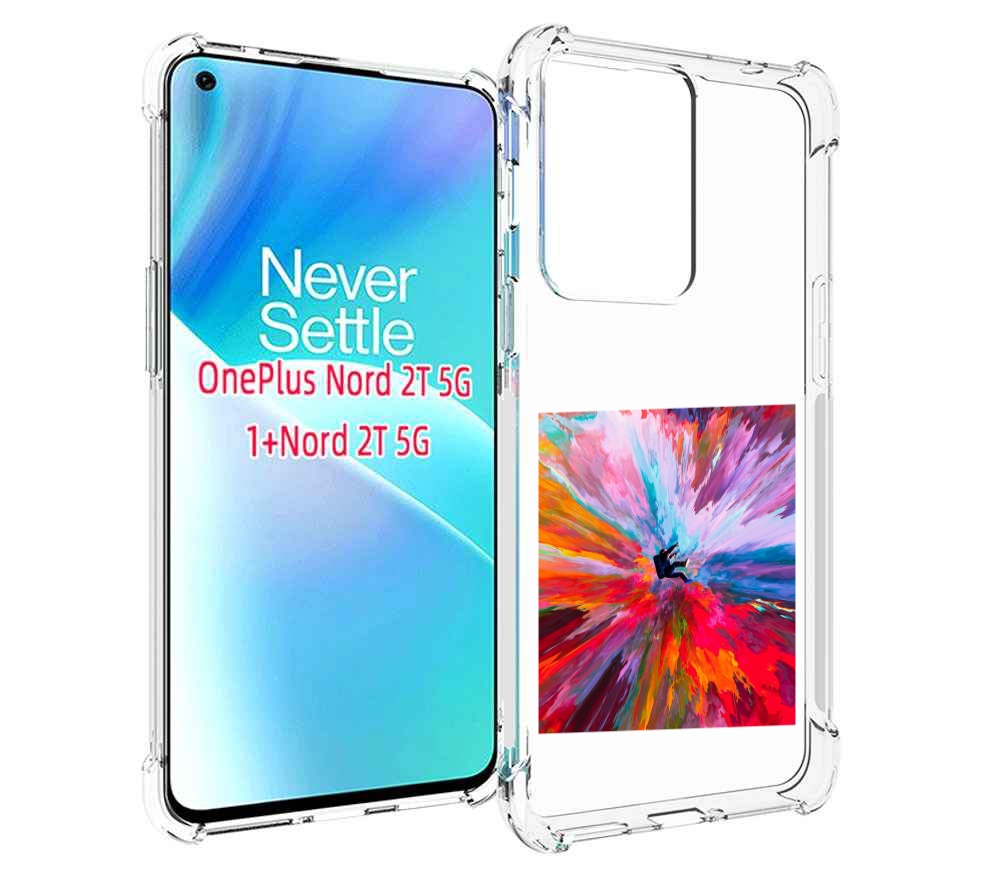 

Чехол MyPads красочный астранавт для OnePlus Nord 2T, Прозрачный, Tocco