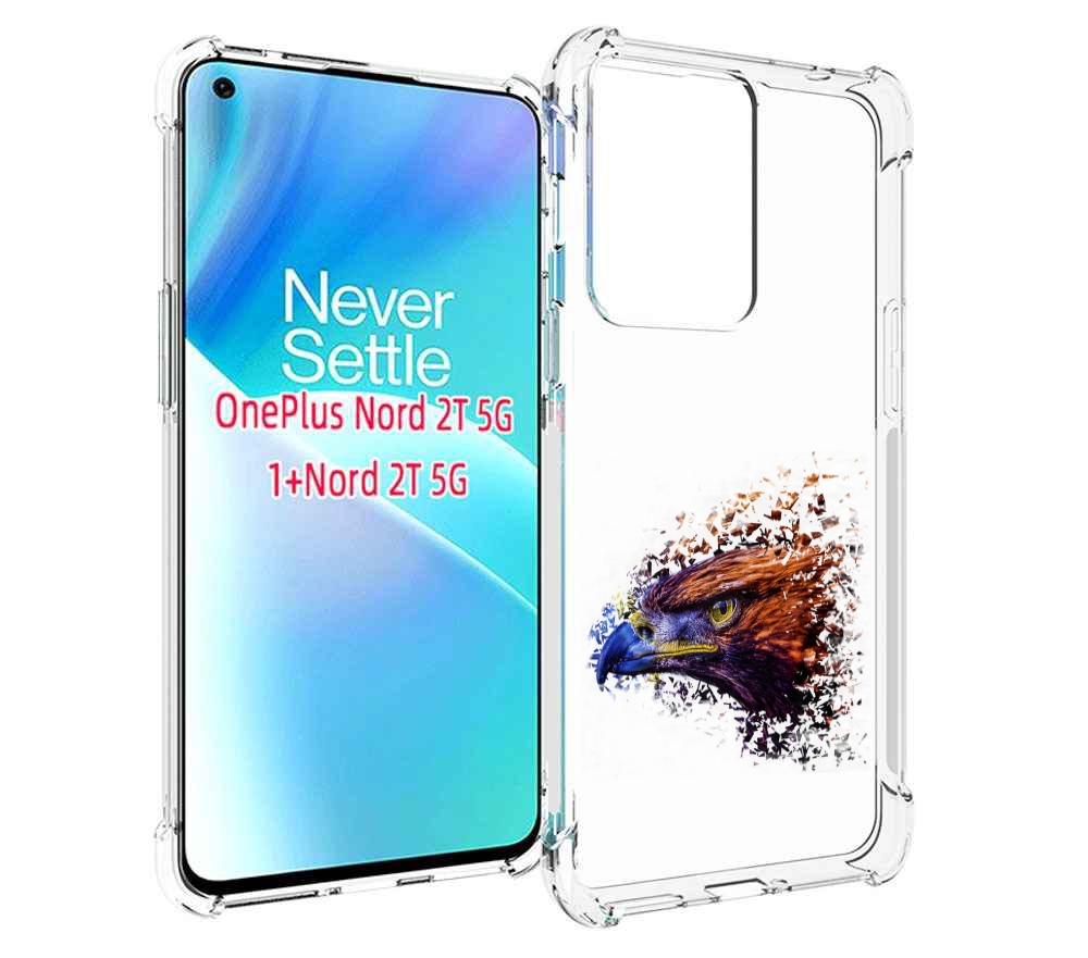 

Чехол MyPads красочный орел для OnePlus Nord 2T, Прозрачный, Tocco