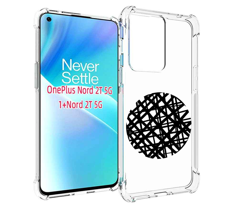 

Чехол MyPads круглая-абстракция для OnePlus Nord 2T, Прозрачный, Tocco