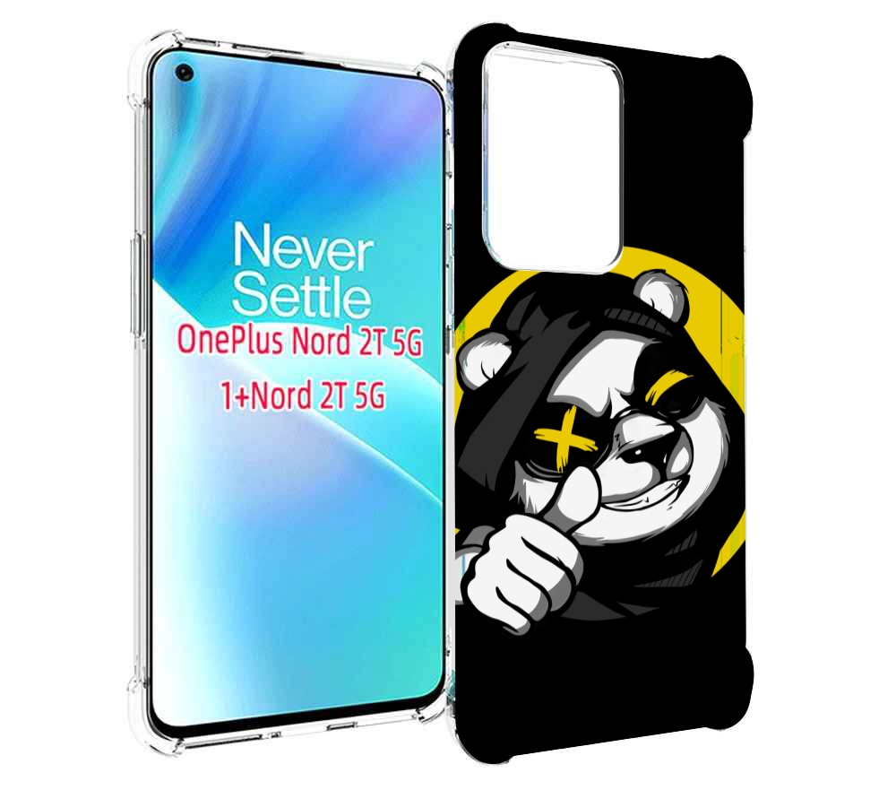 

Чехол MyPads крутая пандочка ок для OnePlus Nord 2T, Прозрачный, Tocco