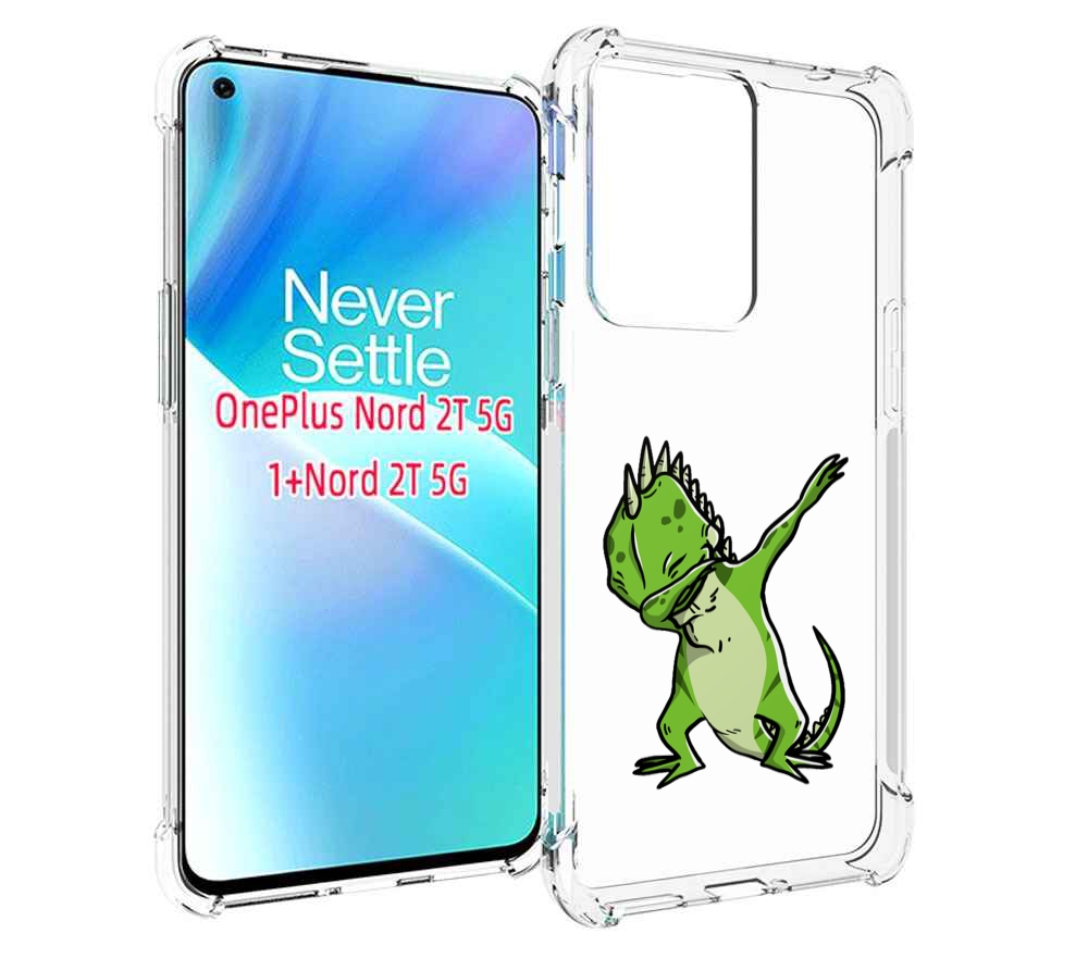 

Чехол MyPads крутая-ящерица для OnePlus Nord 2T, Прозрачный, Tocco