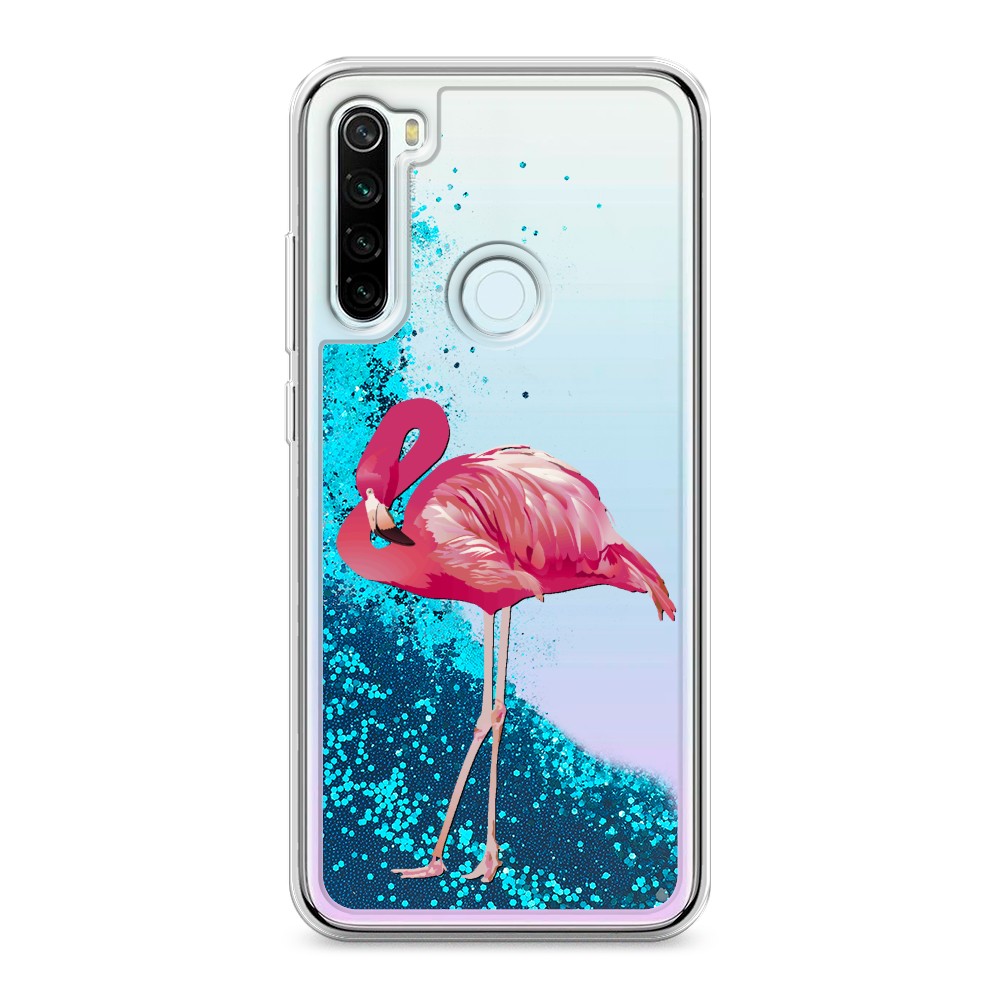 

Чехол Awog на Xiaomi Redmi Note 8T "Застенчивый фламинго", Разноцветный, 37493-1