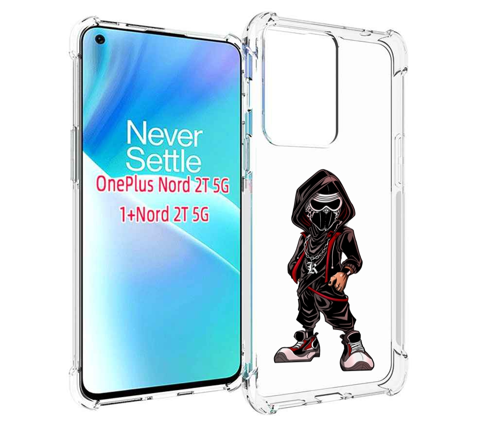 

Чехол MyPads крутой-ниндзя для OnePlus Nord 2T, Прозрачный, Tocco
