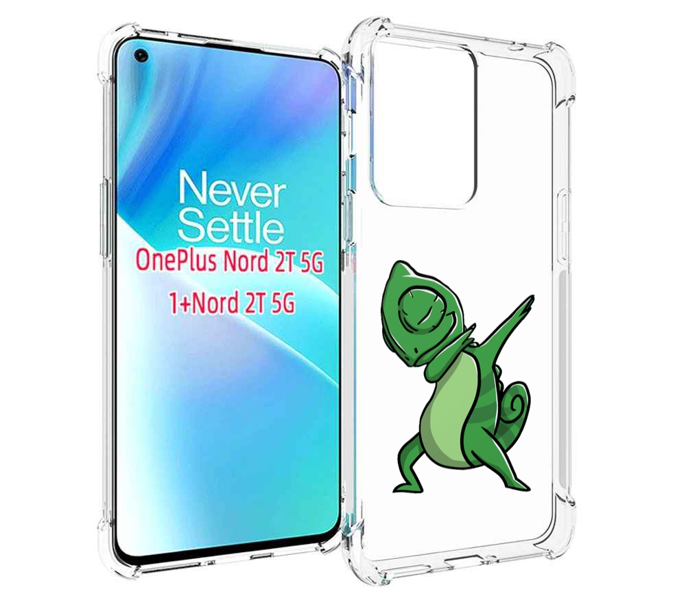 

Чехол MyPads крутой-хамелеон для OnePlus Nord 2T, Прозрачный, Tocco