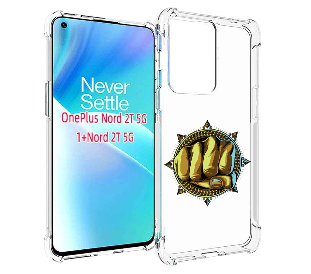 

Чехол MyPads кулак для OnePlus Nord 2T, Прозрачный, Tocco