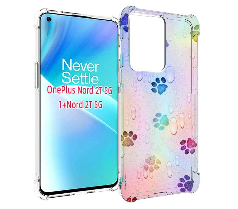 

Чехол MyPads лапки для OnePlus Nord 2T, Прозрачный, Tocco