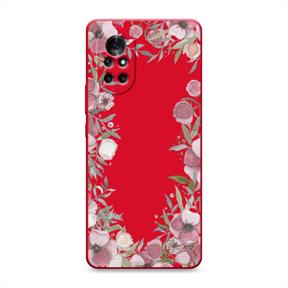 

Чехол Awog на Huawei Nova 8 "Розовая цветочная рамка", Разноцветный, 6105753-1