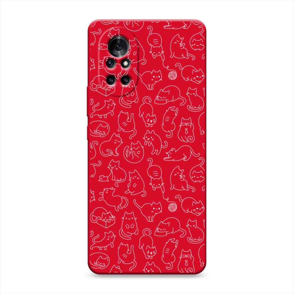 

Чехол Awog на Huawei Nova 8 "Шкодливые котики", Разноцветный, 6105753-1