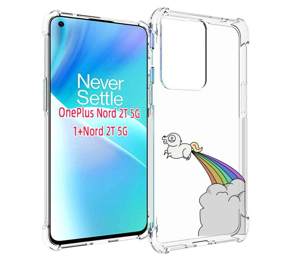 

Чехол MyPads летающее-пони детский для OnePlus Nord 2T, Прозрачный, Tocco