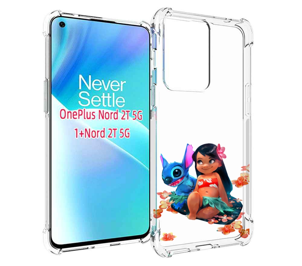 

Чехол MyPads лила-и-стич детский для OnePlus Nord 2T, Прозрачный, Tocco