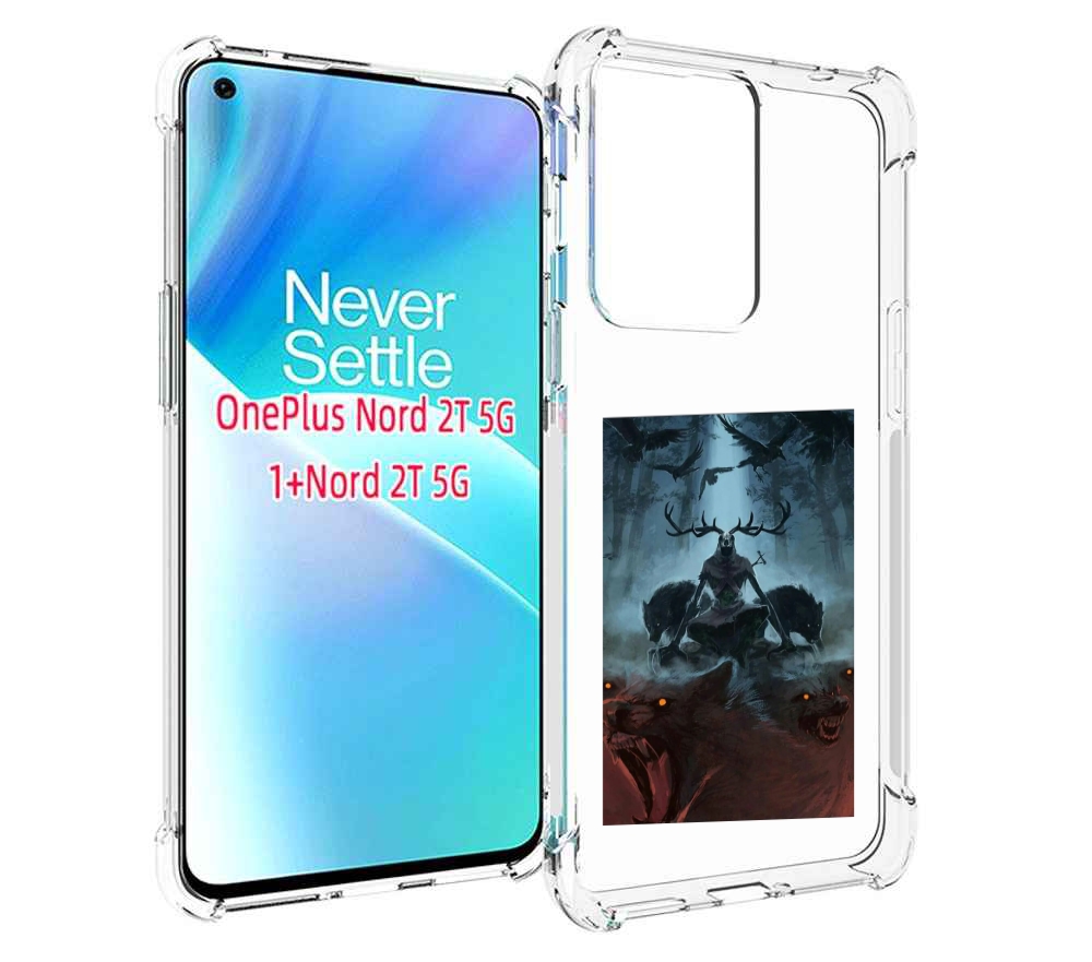 

Чехол MyPads лось демон для OnePlus Nord 2T, Прозрачный, Tocco