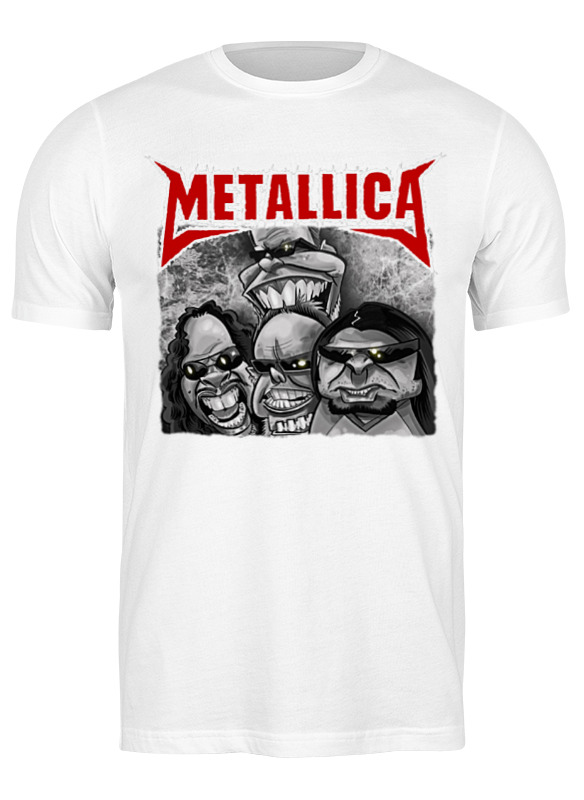 

Футболка мужская Printio Metallica белая 3XL, Белый, Metallica