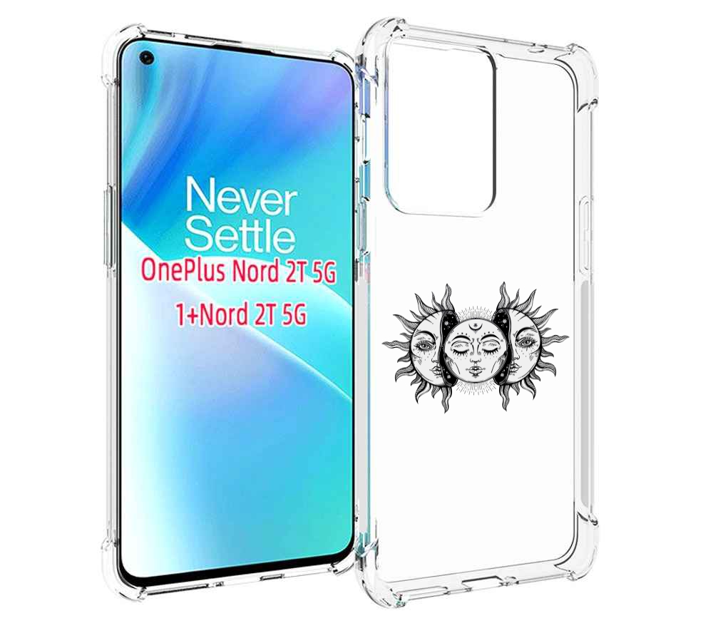 

Чехол MyPads луна-в-солнце для OnePlus Nord 2T, Прозрачный, Tocco