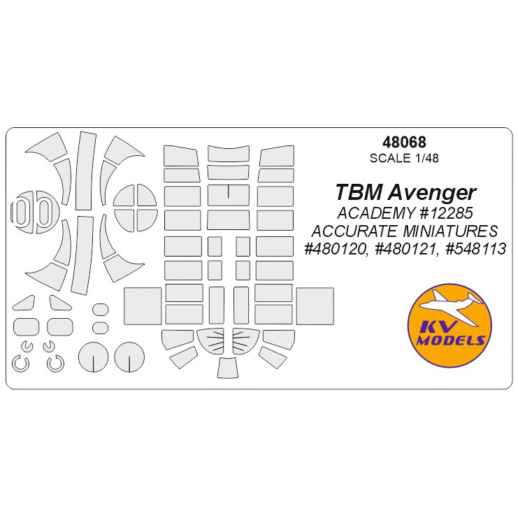 

Окрасочная KV Models 148 маска для TBM Avenger 48068