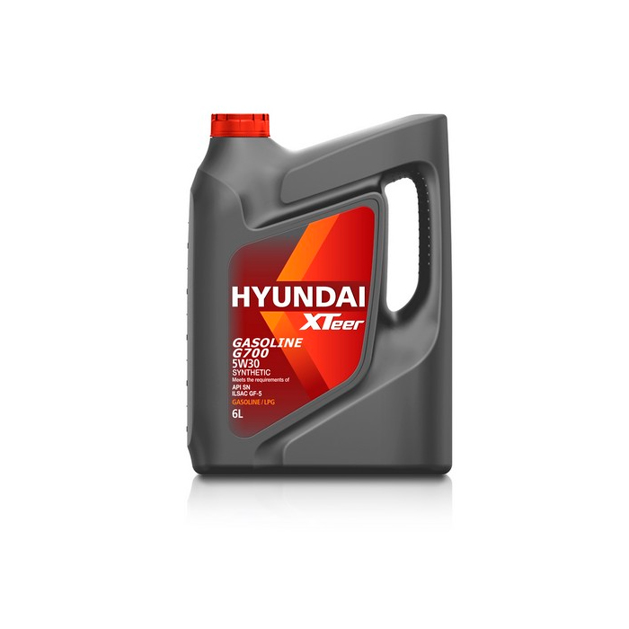 фото Моторное масло hyundai xteer gasoline g700 sn 5w30 6 л