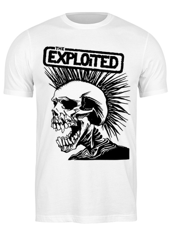 

Футболка мужская Printio The exploited белая 3XL, Белый, The exploited