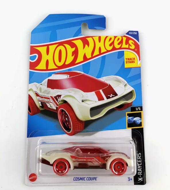 

Машинка базовой коллекции Hot Wheels COSMIC COUPE C4982/HCT85, Белый;красный, C4982