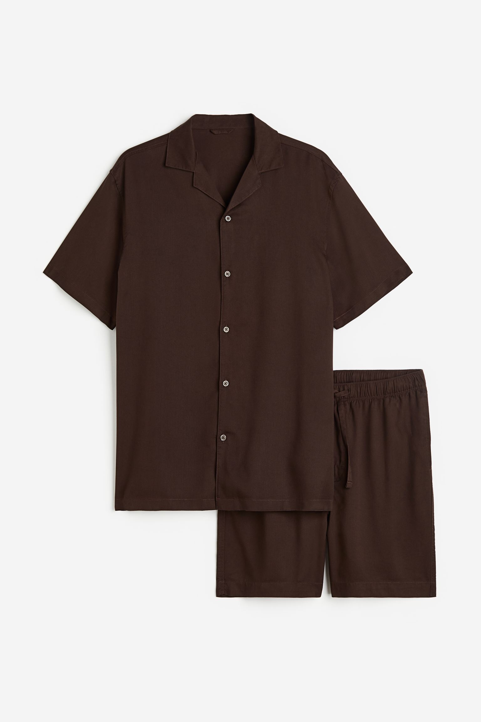 Пижама мужская 1164548001 коричневая M (доставка из-за рубежа) H&M. Цвет: коричневый