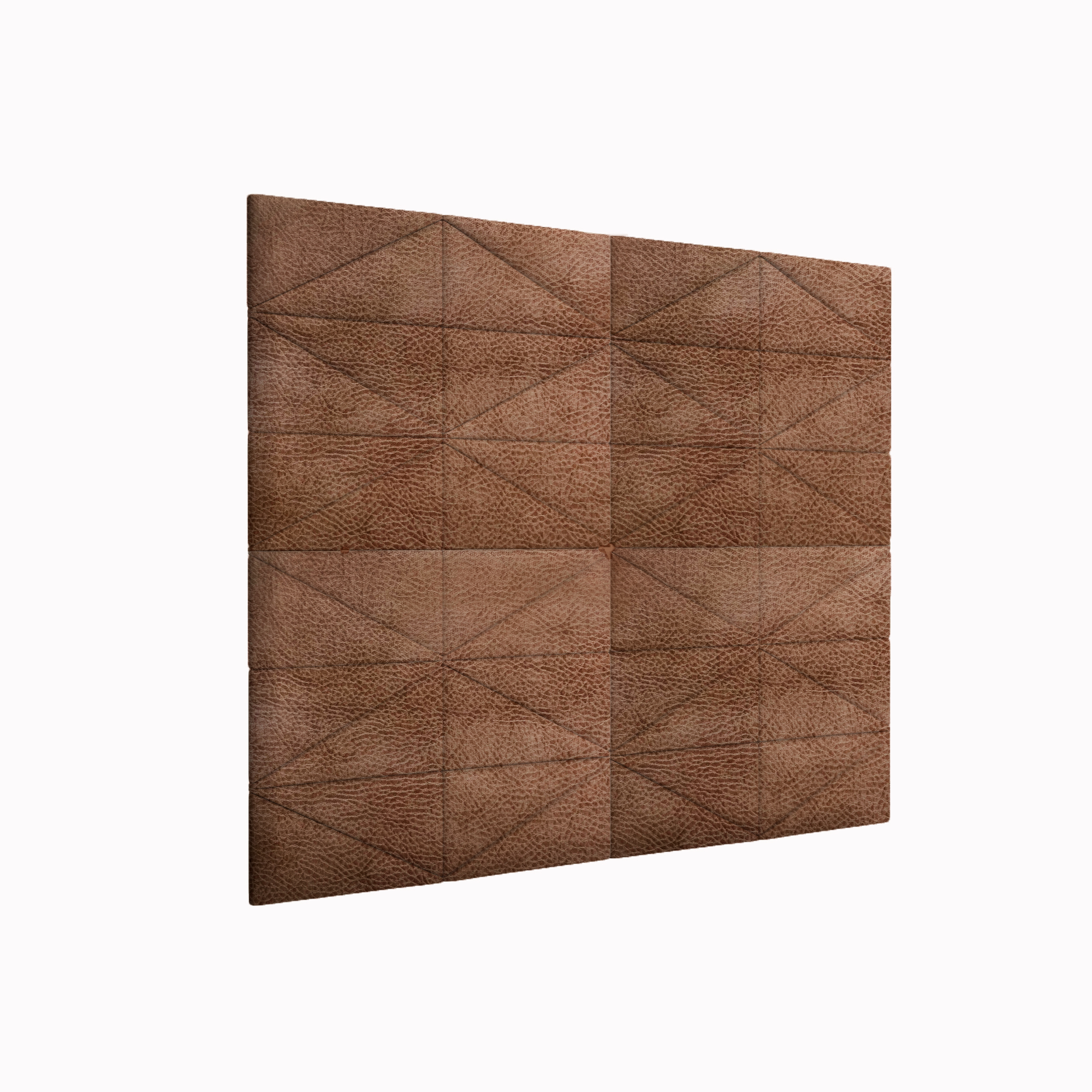 

Мягкое изголовье кровати Eco Leather Moka 15х30PL см 2 шт., Коричневый