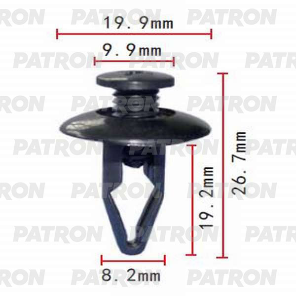

Клипса Автомобильная PATRON P370079