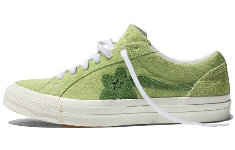 

Кеды унисекс Converse Golf Le Fleur One Star Ox зеленые 35 EU, Зеленый, Golf Le Fleur x Converse One Star Ox