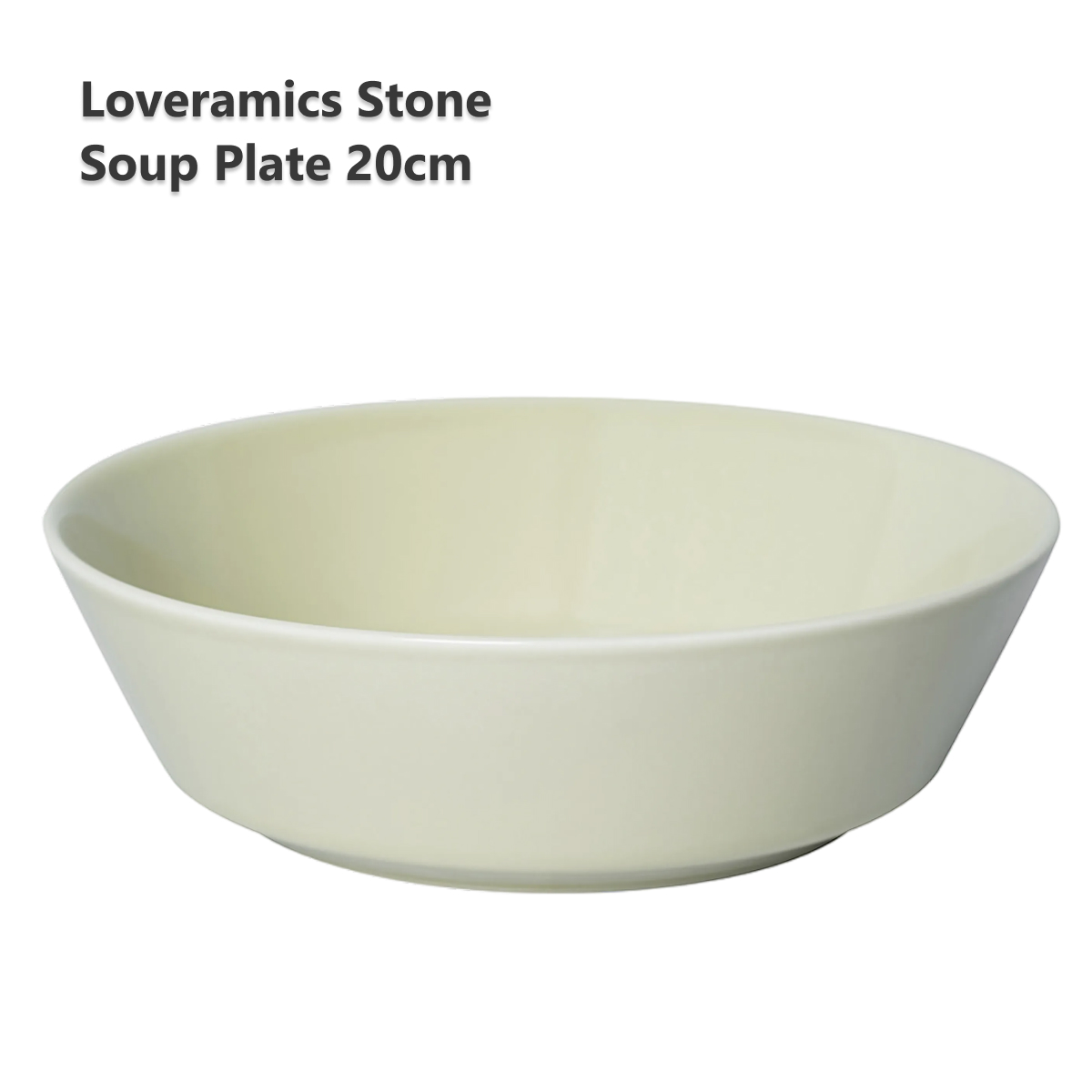 Тарелка для супа Loveramics Stone 20cm Soup Plate (S) (Bauhaus Green) D112-26BBG